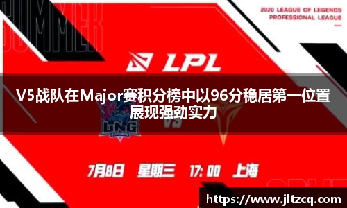 V5战队在Major赛积分榜中以96分稳居第一位置展现强劲实力